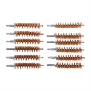 Ten brass cleaning brushes for firearms