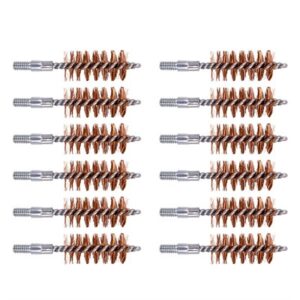 Set of copper bore cleaning brushes for guns