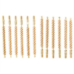 Brass bore cleaning brushes, pack of twelve