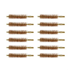 Set of 12 bronze bore cleaning brushes