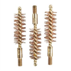 Bronze bore brushes for gun cleaning