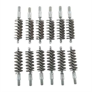 Set of stainless steel twisted wire brushes