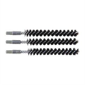 Three wire gun bore cleaning brushes
