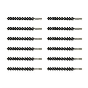 Set of ten black wire cleaning brushes