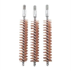 Three copper wire brushes for cleaning