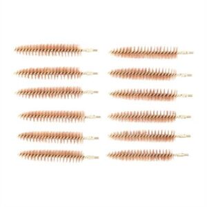 Copper gun cleaning brushes set of ten