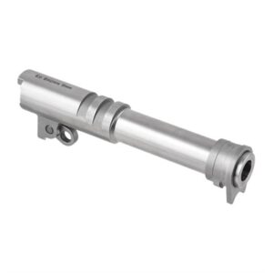 Stainless steel gun barrel for firearms.