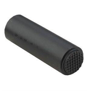 Black rubber grooved vertical foregrip AR-15 accessory