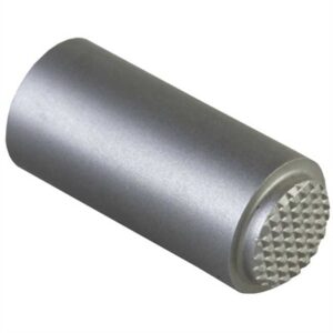 Textured metal cylinder, industrial component