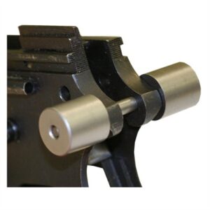 Metal fixture on mechanical device.