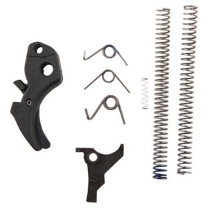 Gun parts kit with springs and levers.