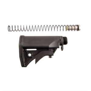 Rifle stock and buffer spring assembly components