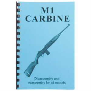 M1 Carbine manual cover, blue booklet.