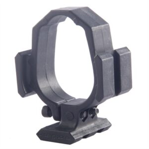 Tactical rifle scope ring mount black metal