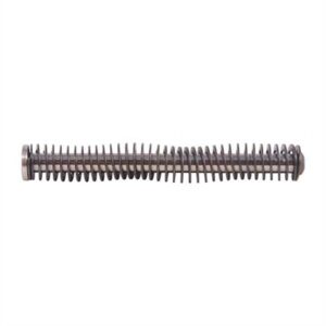 Metal guide rod with spring attachment