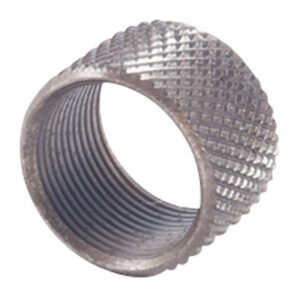 Knurled metal grip sleeve for machinery use.