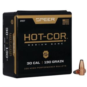 Speer Hot-Cor bullets 30 cal 130 grain box