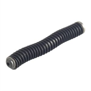 Black metal spring tension rod