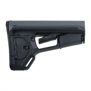 Adjustable rifle stock accessory in black