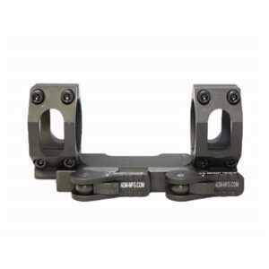 Rifle scope mount with adjustable brackets