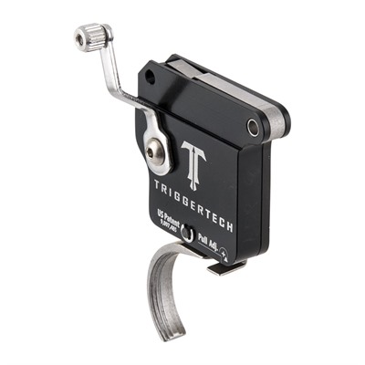 TriggerTech black trigger assembly for rifles.