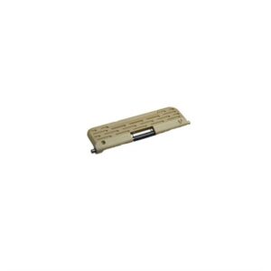 Tan tactical rifle heat shield for cooling