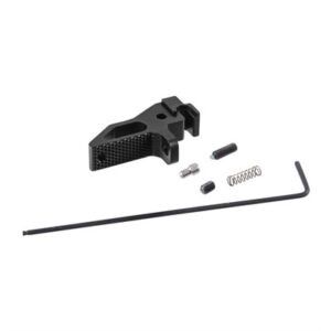 Rifle accessory kit with screws and hex key.
