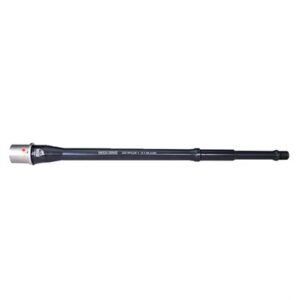 308 caliber AR-15 rifle barrel, stainless steel finish.