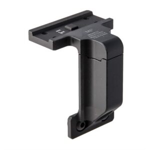Tactical black optic sight mount