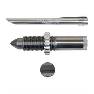 Reloading die and tool set with calibration part.