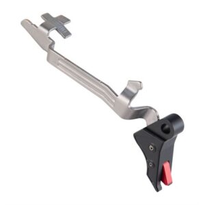 Gun trigger mechanism with safety component