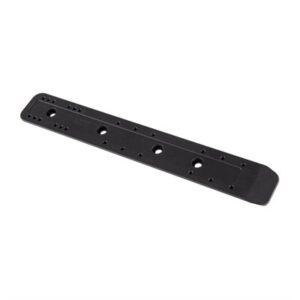 Black rifle scope base mount rail