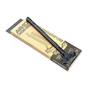 AR-10 charging handle on packaging