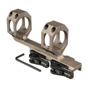 Tactical scope mount with tool, brown color