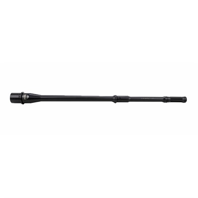 Rifle barrel on white background