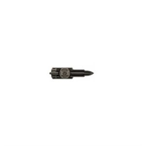 Small black tool with round metal logo