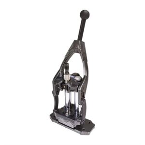 Single-stage reloading press with handle.