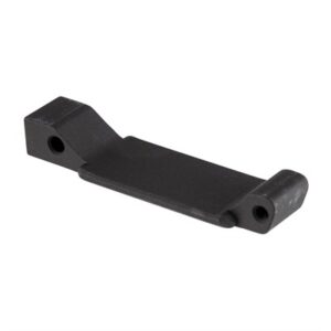 Black metal lever with threaded holes