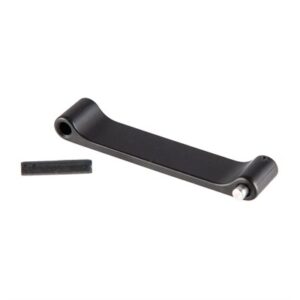 Black metal handle with attachment piece.