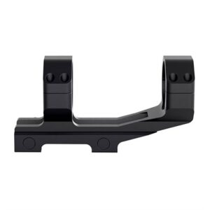 Black rifle scope mount side view