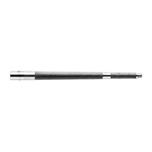 Carbon fiber riding crop with silver accents.
