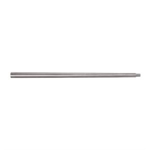 Stainless steel straight tube, plain background