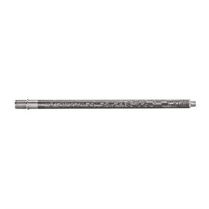Carbon fiber rifle barrel with threaded ends