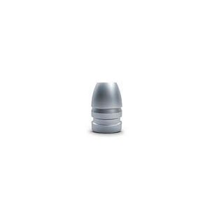 Silver metal bullet on white background