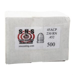 SNS Cast Bullets 45ACP 230 RN, box of 500