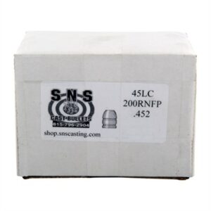 Box of 45LC cast bullets for reloading