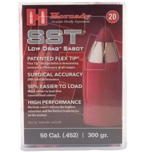 Hornady ammunition box, SST, 50 Cal, 300 gr.