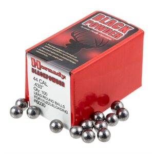 Hornady .44 cal muzzleloading lead round balls box