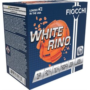 Box of Fiocchi White Rino shotshells