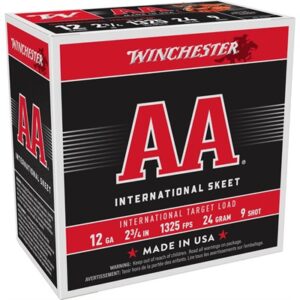Winchester AA international skeet ammunition box